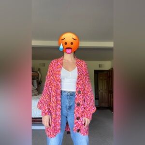 Knit cardigan